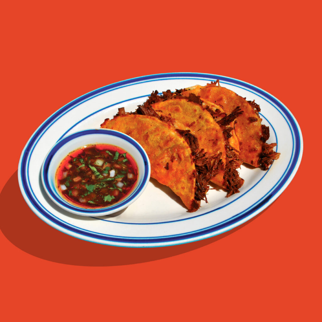 Quesabirria Tacos from El Granjero Cantina